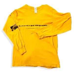 Post malone rockstar tshirt yellow longsleeve size small